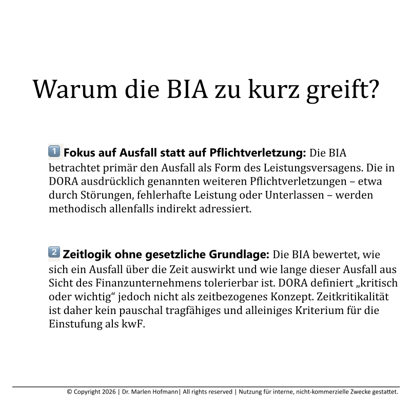 Ein Jahr nach dem DORA-Day – und viele Finanzunternehmen scheitern noch immer an der Ermittlung kritischer oder wichtiger Funktionen (kwF)
